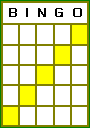 Bingo Diagonal Pattern