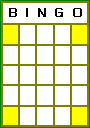 Bingo four Corners Pattern