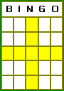 Bingo Plus Sign Pattern