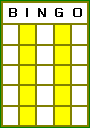 Bingo Railroad Tracks Pattern