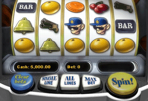 5 reels slot machine