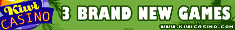 Play new Slots at Kiwi Casino NOW!!! Play new Slots at Kiwi Casino NOW!!!