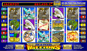 Major Millions 5 Reel Progressive Jackpot