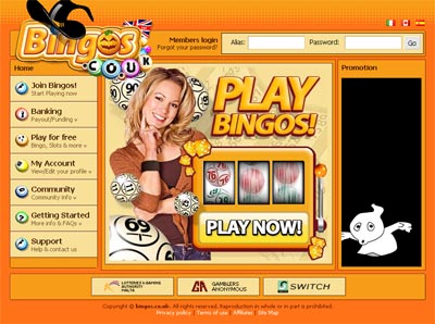 Bingos.co.uk Screen Shot