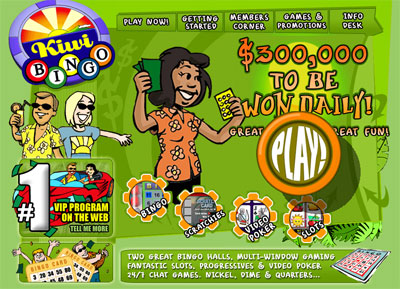 Kiwi Bingo Screen Shot