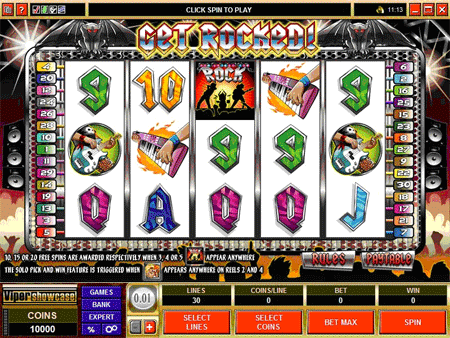 Get Rocked Main Screen