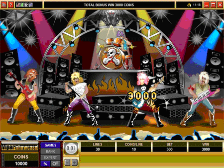 Get Rocked Bonus Screen