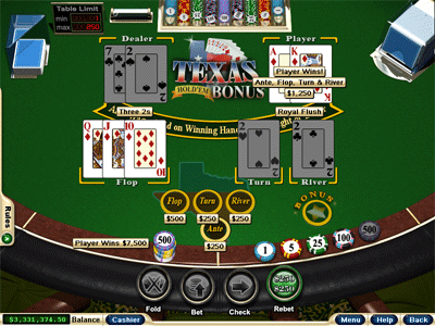 Texas Holdem Bonus Poker