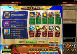 viking and striking payout