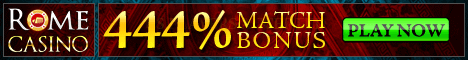 Rome Casino Exclusive Bonus! Rome Casino Exclusive Bonus!