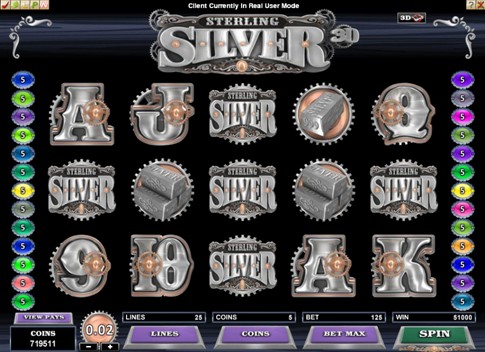 Sterling Silver 3D