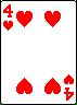 Online Casino War Red 4 Heart